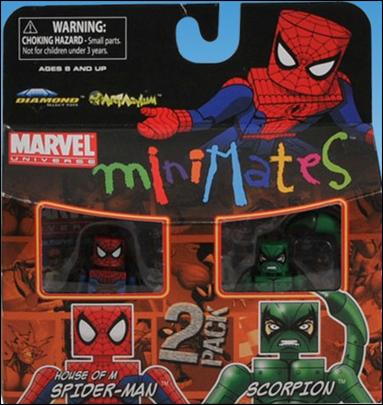 Marvel Minimates figure 86 House of M Spider-Man and Scorpion