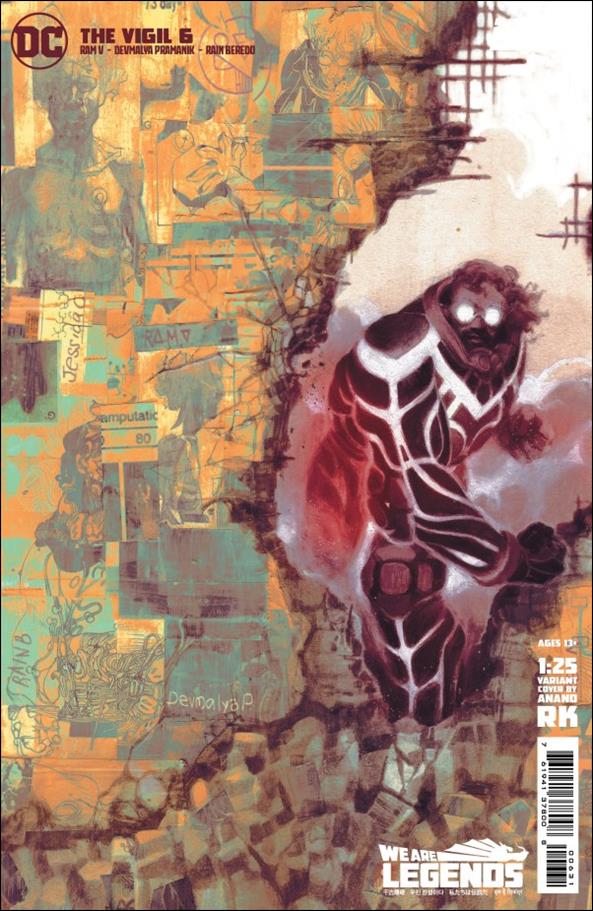 Vigil issue 6-C Anand RK 1:25 Cardstock Cover