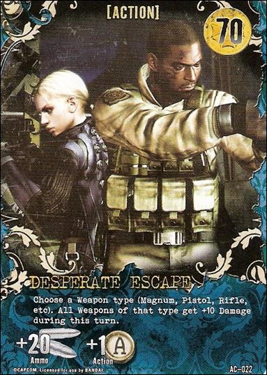 Resident Evil: Alliance (Base Set) card AC-022 Desperate Escape