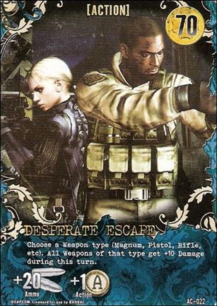 Resident Evil: Alliance (Base Set) card AC-022 Desperate Escape