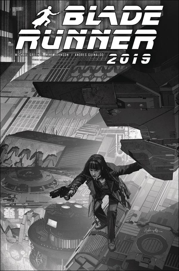 Blade Runner 2019 issue 9-E Tommy Lee Edwards Black & White Cover