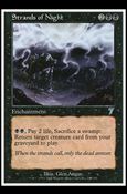 Magic the Gathering: 7th Edition (Base Set) card 165 Strands of Night