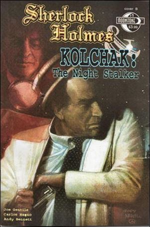Sherlock Holmes & Kolchak the Night Stalker issue 1-B Eddy Newell Cover