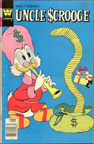 Walt Disney's Uncle Scrooge issue 155-B Whitman Cover