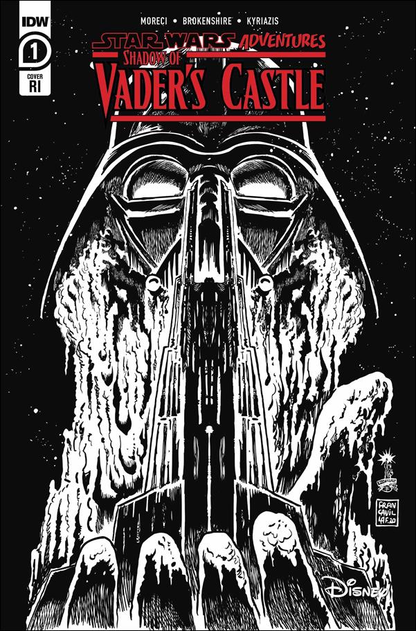 Star Wars Adventures: Shadow of Vader's Castle issue 1-C Francesco Francavilla 1:10 Black & White Cover