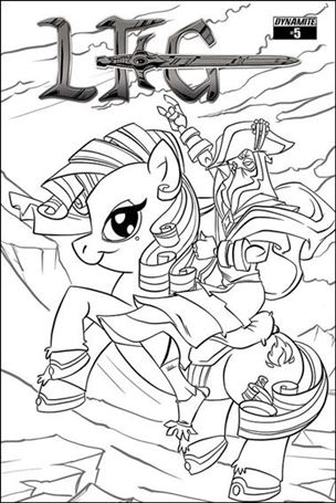 Looking for Group (2015) issue 5-B Black & White Cover