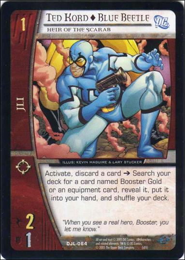 Justice League of America: VS System (Base Set)   card DJL-064 Ted Kord - Blue Beetle