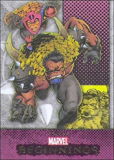 Marvel Beginnings: Series 3 (Base Set) card 495 Tusk