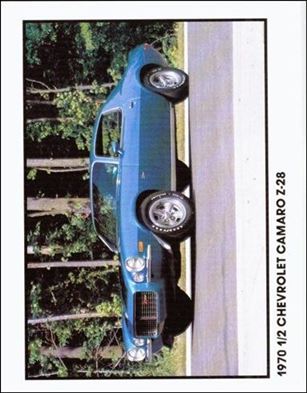 Muscle Cars (Base Set) card 26 1970 1/2 Chevrolet Camaro Z/28