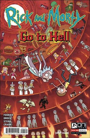 Rick and Morty Go to Hell issue 1-B Brian Smith Cover