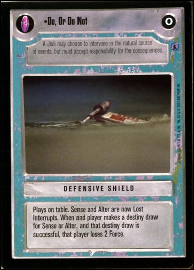 Star Wars: Reflections III (Base Set) card 141 Don't Do That Again