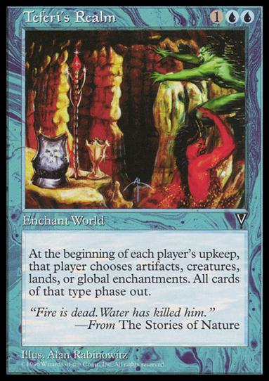 Magic the Gathering: Visions (Base Set) card 44 Teferi's Realm
