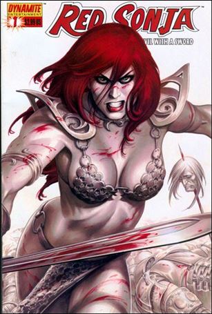 Red Sonja (2005) issue 1 Joseph Michael Linsner Cover