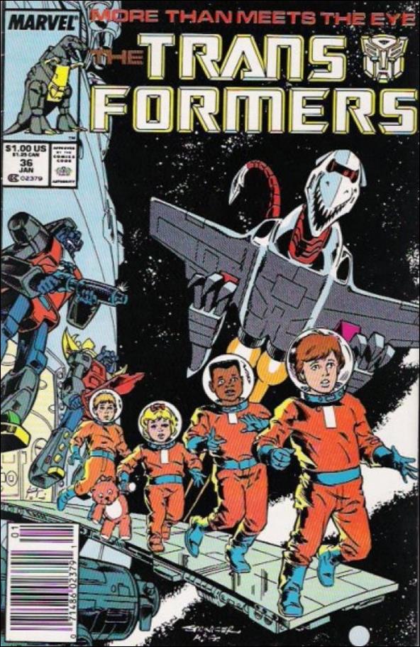 Transformers (1984) issue 36-B Newsstand Cover
