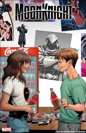 Vengeance of the Moon Knight (2024) issue 8-D Salvador Larroca Marvel & Coca-Cola Cover