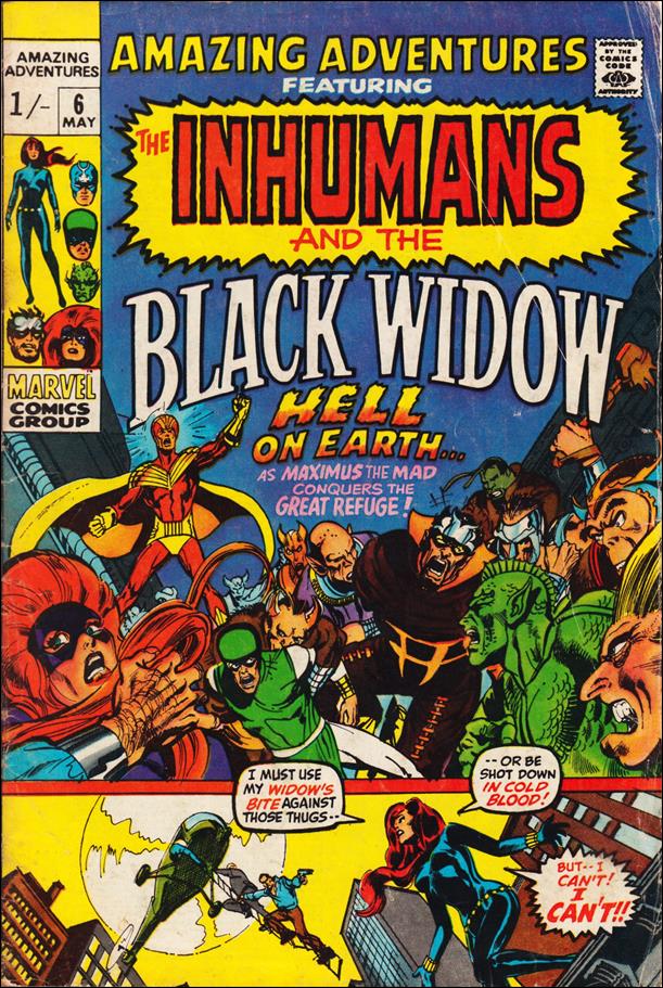 Amazing Adventures (1970) issue 6-B UK Price Cover