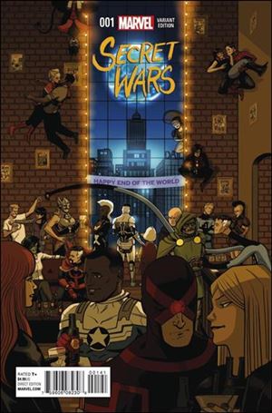 Secret Wars issue 1-J Chip Zdarsky Party Cover