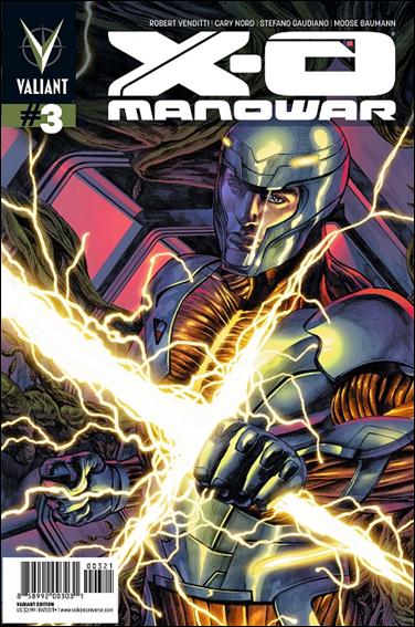 X-O Manowar (2012)  issue 3-B Mico Suayan 1:20 Cover