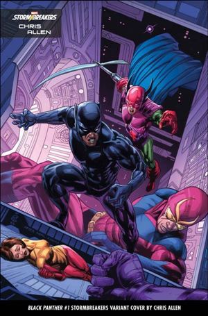 Black Panther (2023) issue 1-C Chris Allen Stormbreakers Cover