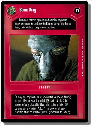 Star Wars: Premiere Limited (Base Set) card 47 Baniss Keeg