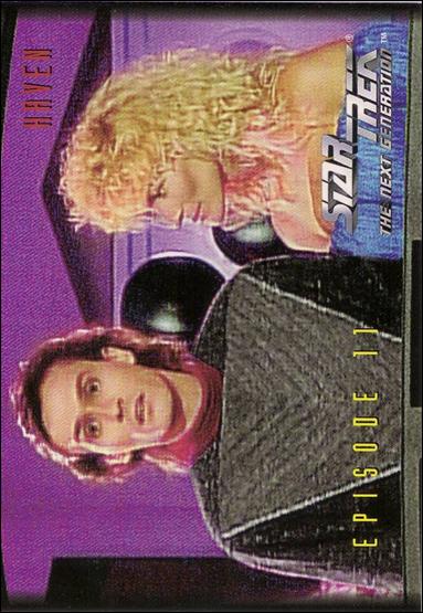 Star Trek: The Next Generation - The Episode Collection Season One (Base Set) card 42 Haven, Episode 11C