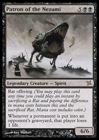 Magic the Gathering: Betrayers of Kamigawa (Base Set) card 77 Patron of the Nezumi