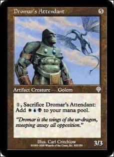 Magic the Gathering: Invasion (Base Set) card 303 Dromar's Attendant