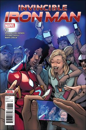 Invincible Iron Man (2017) issue 8 Stefano Caselli Cover