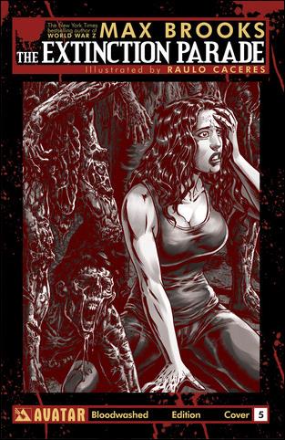 Extinction Parade issue 5-D Bloodwashed Cover