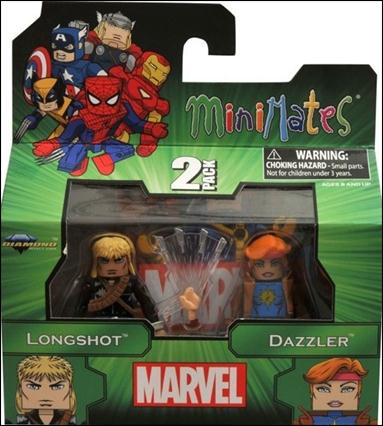 Marvel Minimates figure 137 Longshot and Dazzler