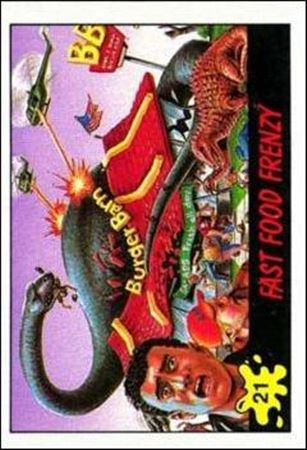 Dinosaurs Attack! (Base Set) card 21 Fast Food Frenzy