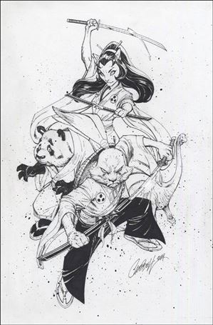 Usagi Yojimbo (2019) issue 1-G J. Scott Campbell B&W Cover 1/775