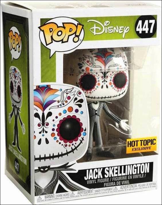 POP! Disney figure 447 Jack Skellington Hot Topic Exclusive