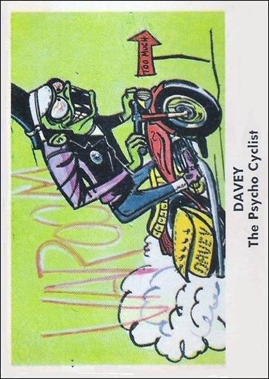 Weird-Ohs (Base Set) card 4 Davey The Psycho Cyclist