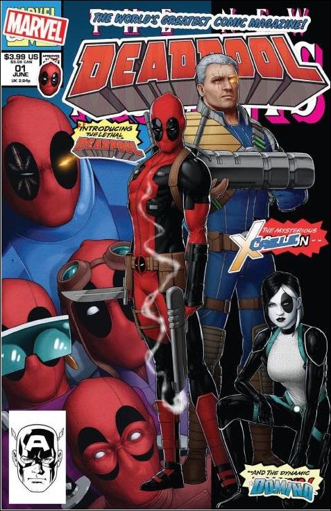 Deadpool (2018) issue 1-K John Tyler Christopher Unknown Comics Cover