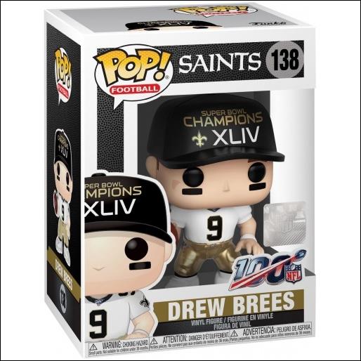 Pop! Football (NFL) figure 138 Drew Brees