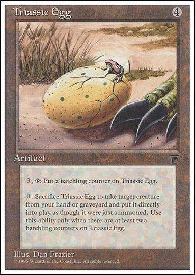 Magic the Gathering: Chronicles (Base Set) card 110 Triassic Egg