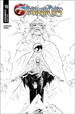 Thundercats (2024) issue 16.00-W Jae Lee B&W Cardstock Cover