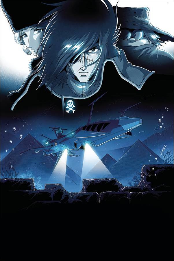 Space Pirate Captain Harlock issue 3-H Jerome Alquie 1:30 Virgin Cover