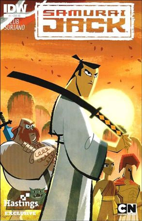 Samurai Jack issue 1-G Sergio Quijada Hastings Cover