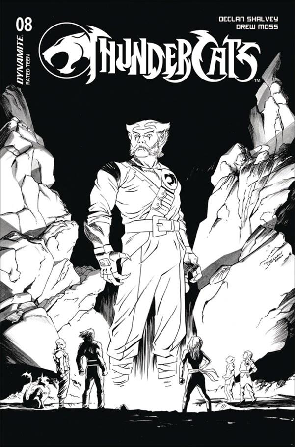 Thundercats (2024) issue 8-J Declan Shalvey B&W 1:10 Cardstock Cover
