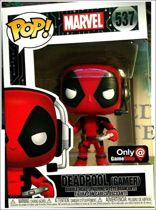 POP! Marvel figure 537 Deadpool (Gamer)