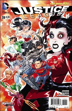 Justice League (2011) issue 39-D Dustin Nguyen Harley Quinn Cover