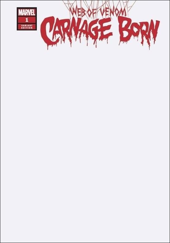 Web of Venom: Carnage Born issue 1-CD Blank/Sketch Cover 1/3000