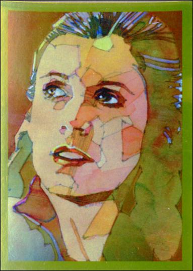 Star Wars Galaxy: Series 7 (Foil Subset) card 8-C Princess Leia - Gold Foil