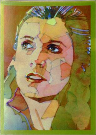 Star Wars Galaxy: Series 7 (Foil Subset) card 8-C Princess Leia - Gold Foil