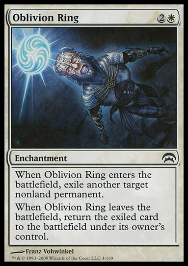 Magic the Gathering: Planechase (Base Set) card 4 Oblivion Ring