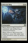 Magic the Gathering: Planechase (Base Set) card 4 Oblivion Ring