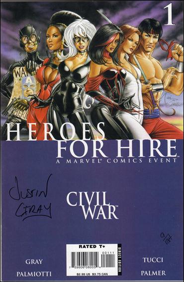 Heroes for Hire (2006) issue 1-C Dynamic Forces (Signed by Justin Gray) 1/124