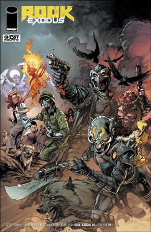 Rook: Exodus issue 1-C Ivan Reis Foil Triptych 1:50 Cover